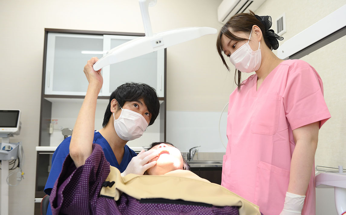 有病者歯科治療<br>口腔がん検診も対応可